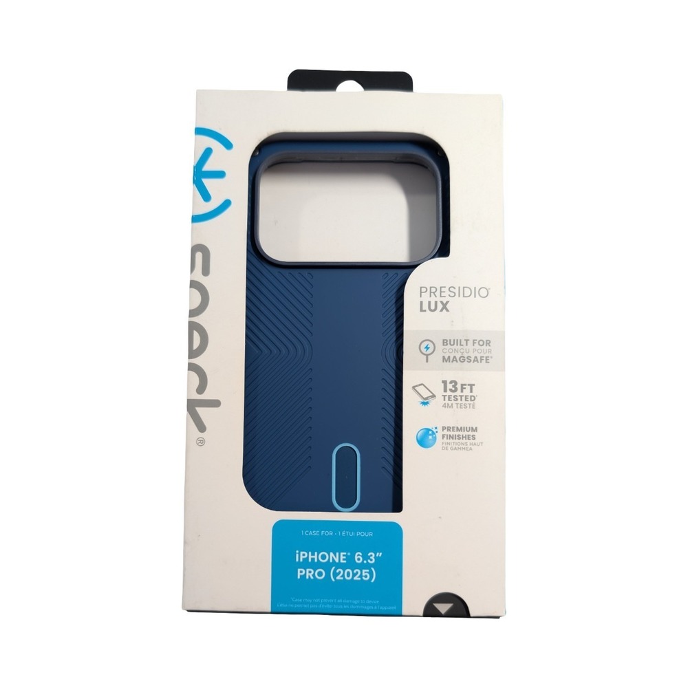 i8-O Speck Presidio2 Grip ClickLock Case Apple iPhone 17 Pro Max Deep Sea